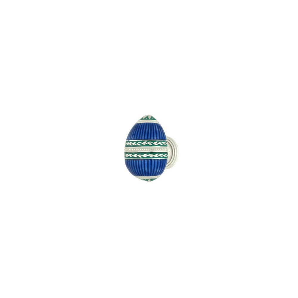 Emenee FAB1000-RS-RS Faberge Easter Egg Knob in Royal Silver